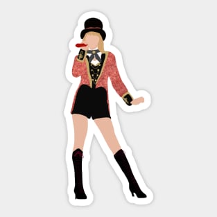 Red Taylor Swift Sticker